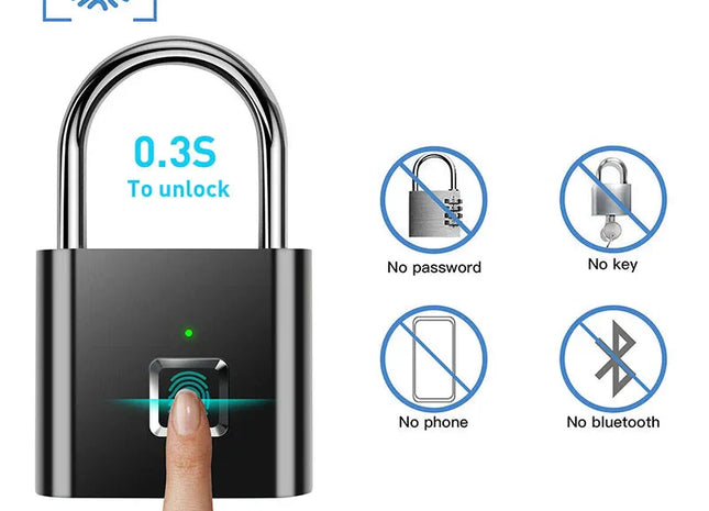 Smart Fingerprint Padlock