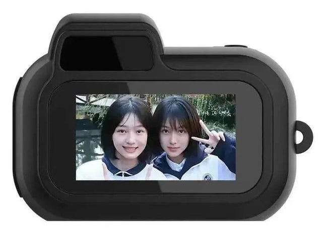 Mini Slr-Shaped 1080P Pocket DV Camera – Portable Body Cam, Action Camera with Display Screen, Loop Recording, & Filters